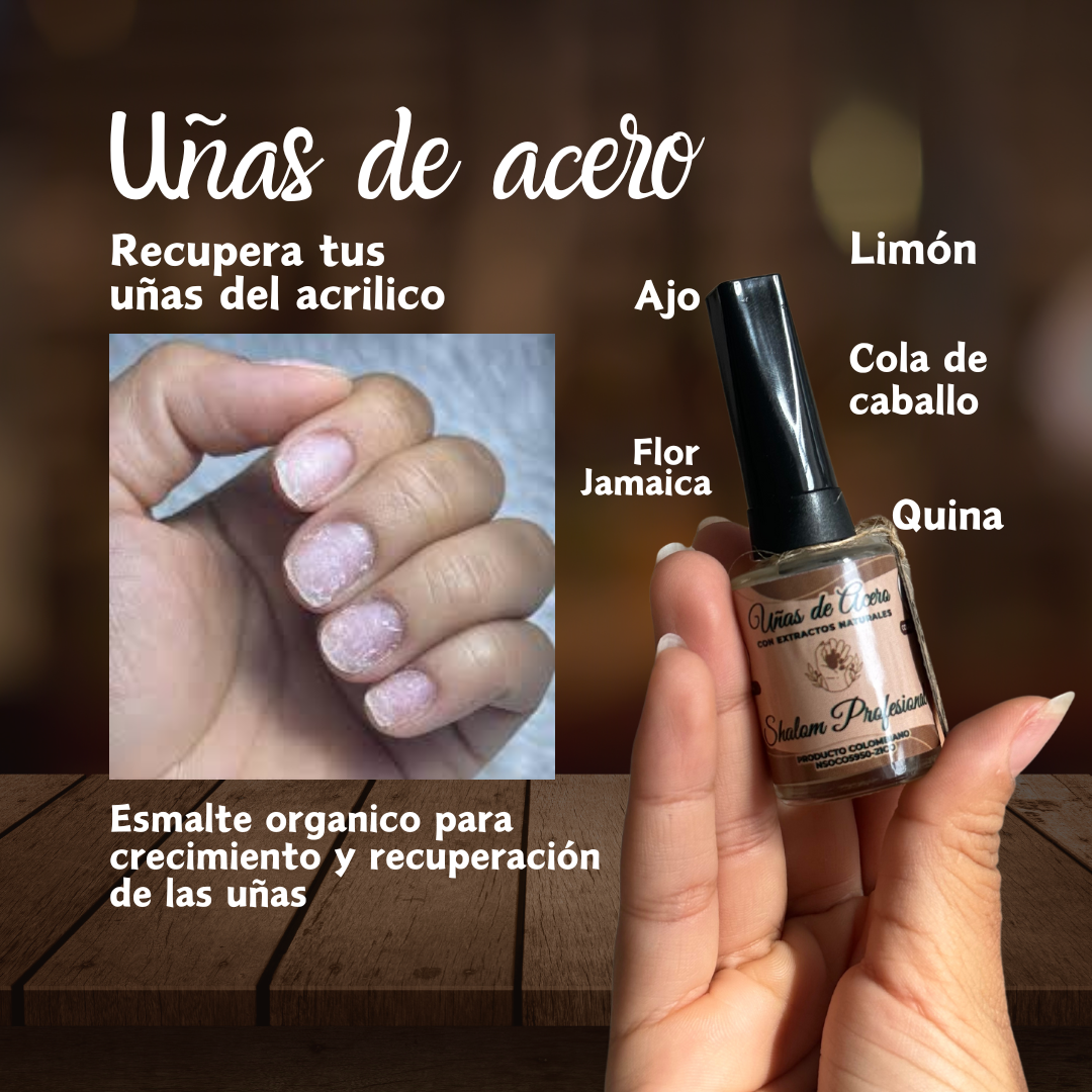 Paga en Casa sin costo de Envío! 💅 Kit de Uñas de Acero!🩷